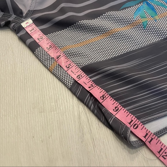 Wave Life Gray Swim Shorts Trunks with  Built in Briefs Size 36 - Picture 3 of 11